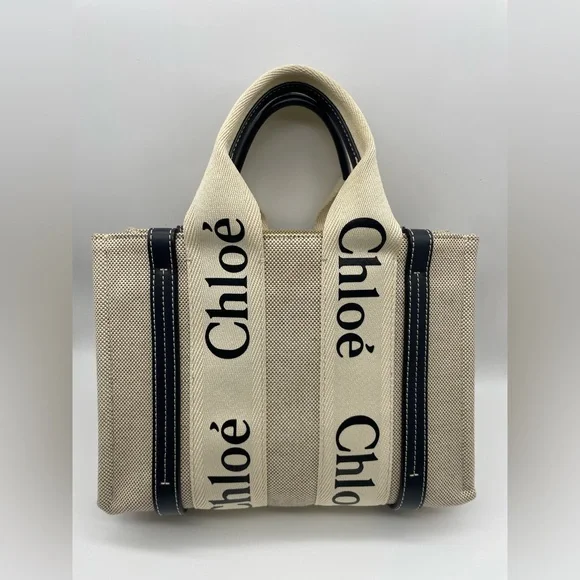 Chloè Woody Canvas Hand Bag - Picture 9 of 9